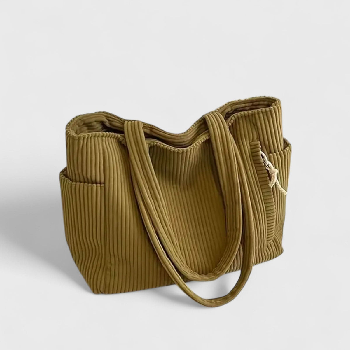 Camille – Pojemna Sztruksowa Torba Shopper