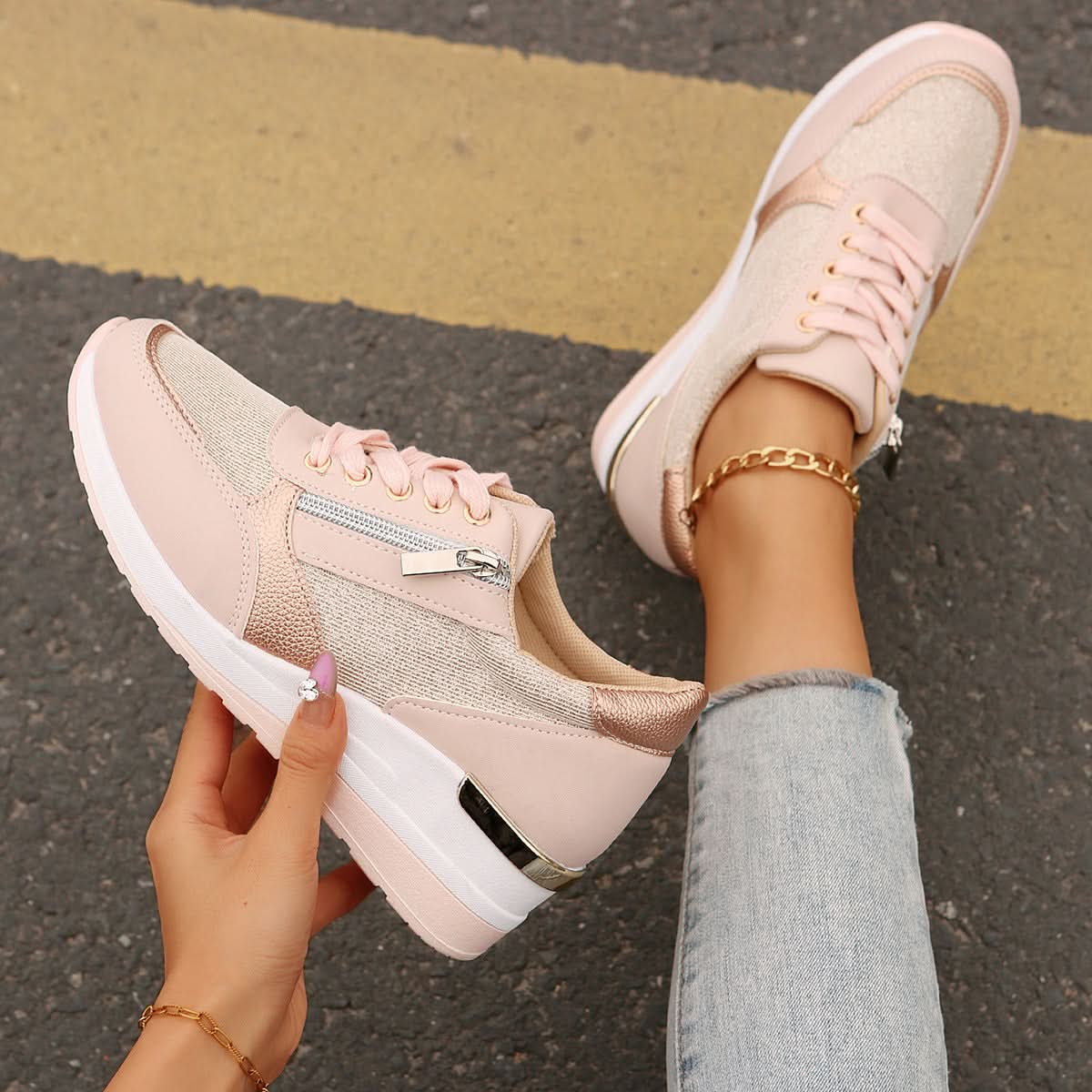 Amelia – Stylowe Sneakersy na Co Dzień